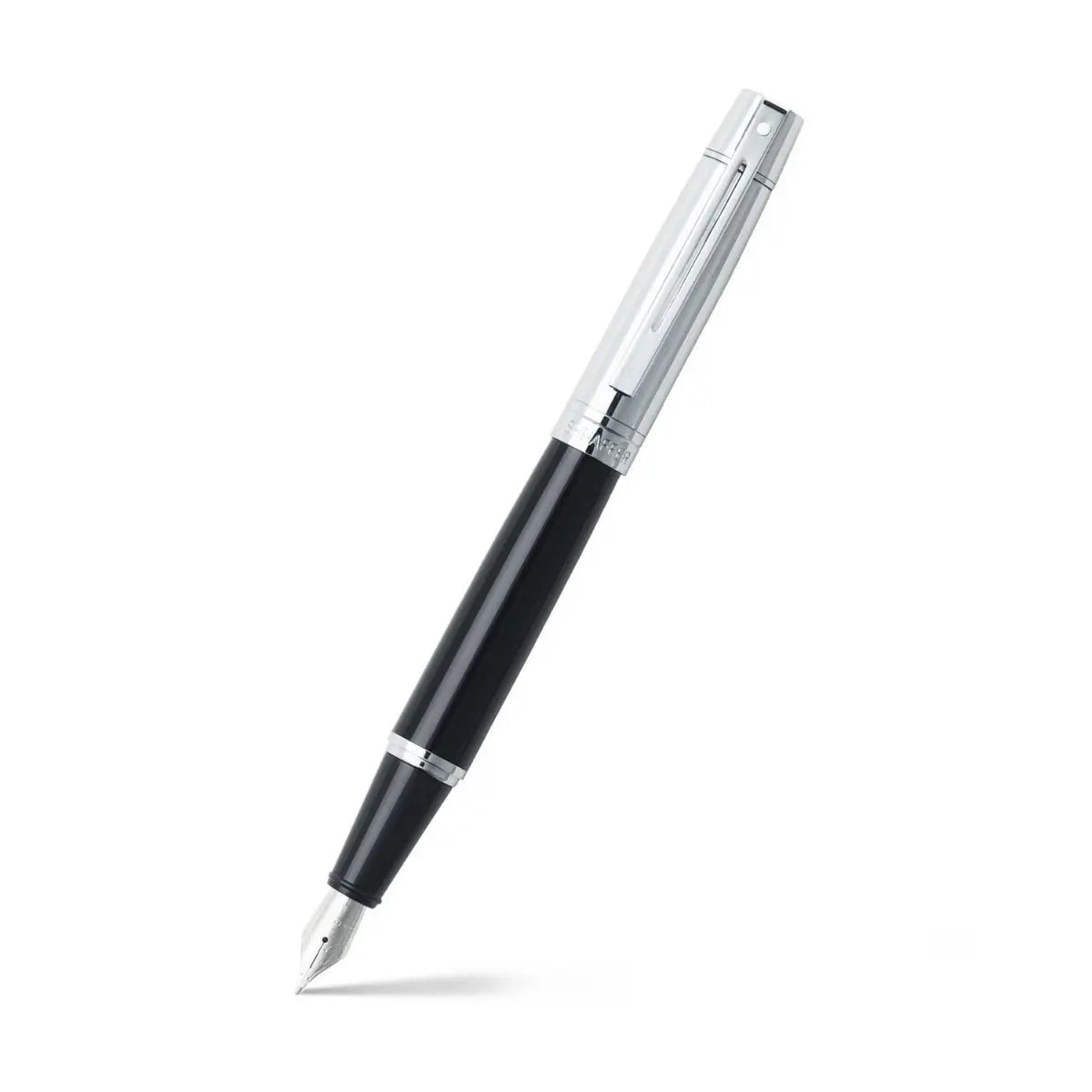 Sheaffer® Gift Set ft. Glossy Black S300 9314 with Chrome Trim as Set of 2 pens - Ballpoint Pen & Fountain pen (M)