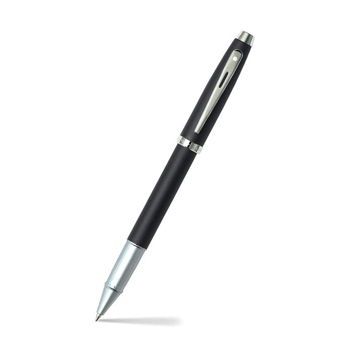 Sheaffer 100 E9317 Matte Black With Chrome Plated Trims Rollerball Pen.