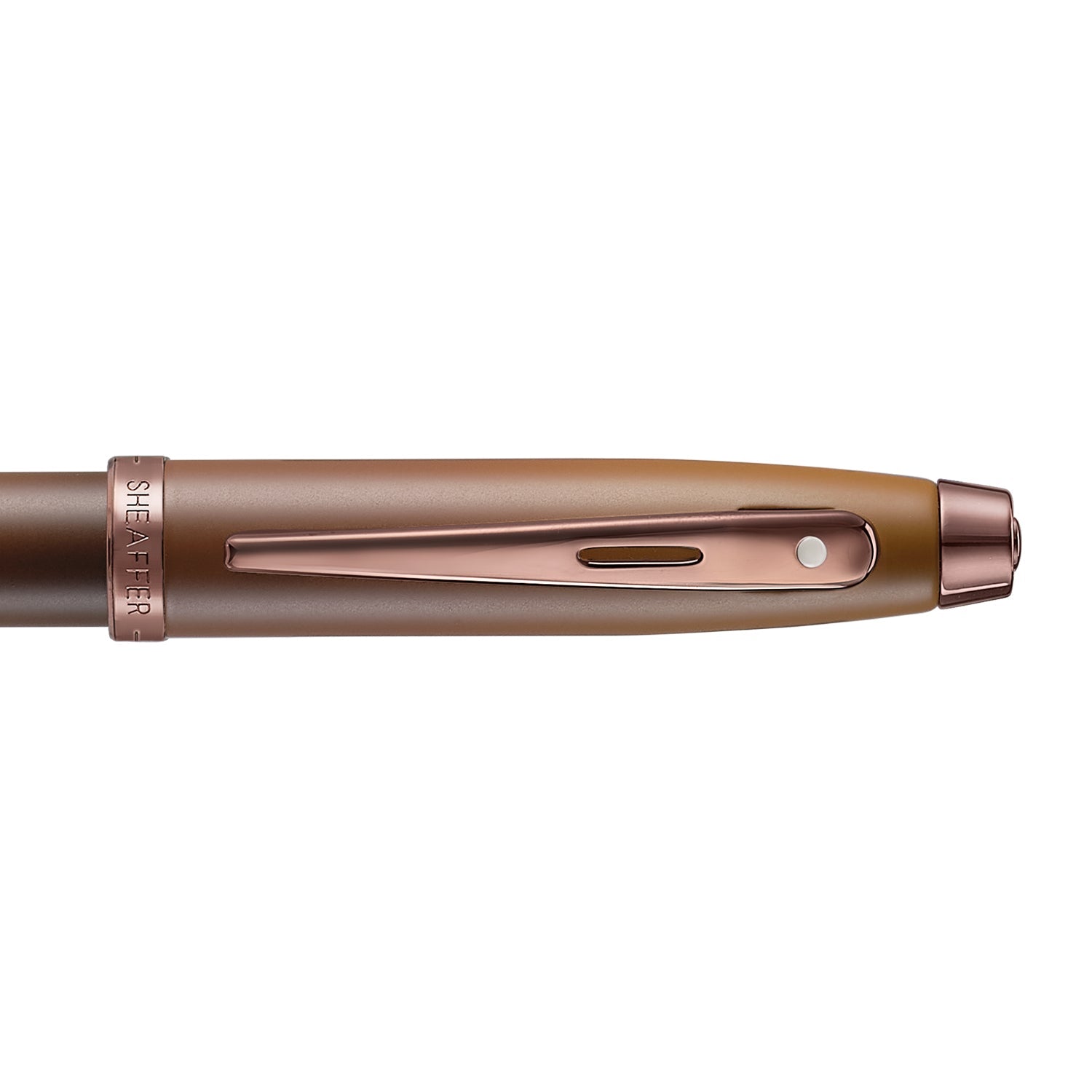 Sheaffer® 100 9374 Coffee Edition Matt Brown Rollerball Pen with Regal Brown PVD Trims.