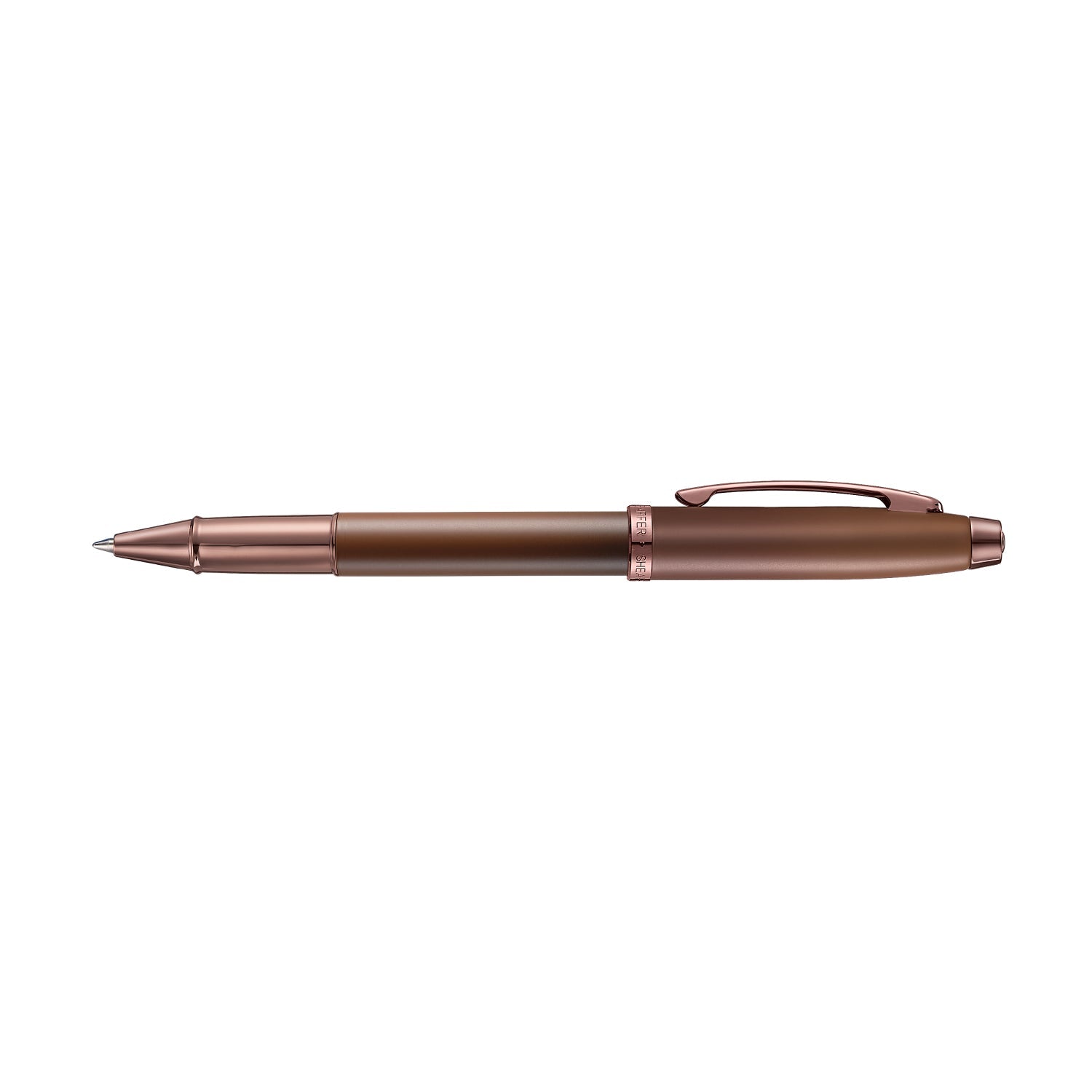 Sheaffer® 100 9374 Coffee Edition Matt Brown Rollerball Pen with Regal Brown PVD Trims.