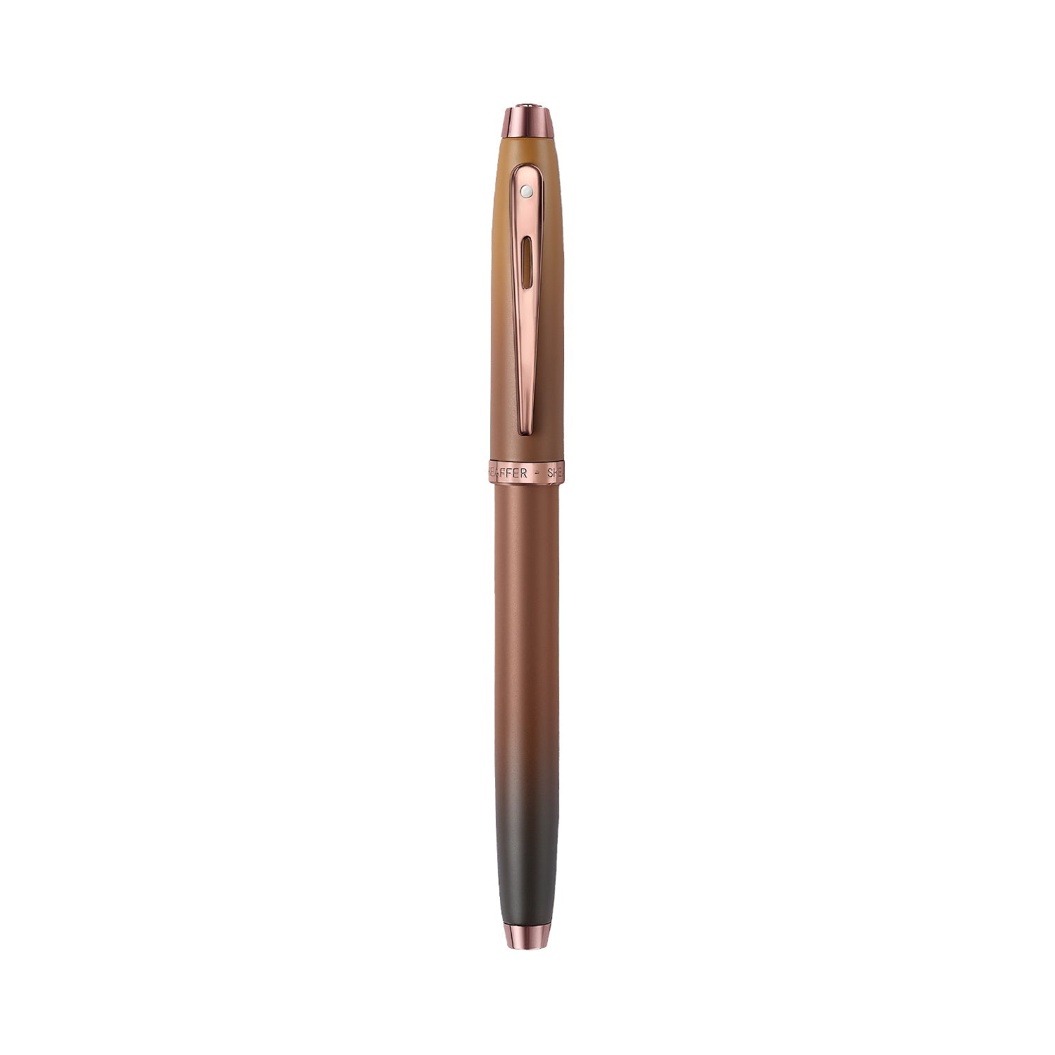 Sheaffer® 100 9374 Coffee Edition Matt Brown Rollerball Pen with Regal Brown PVD Trims.