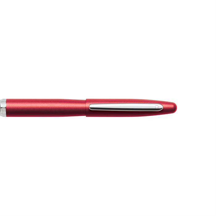 Sheaffer VFM E9403 Excessive Red With Chrome Plated Trims Rollerball Pen.