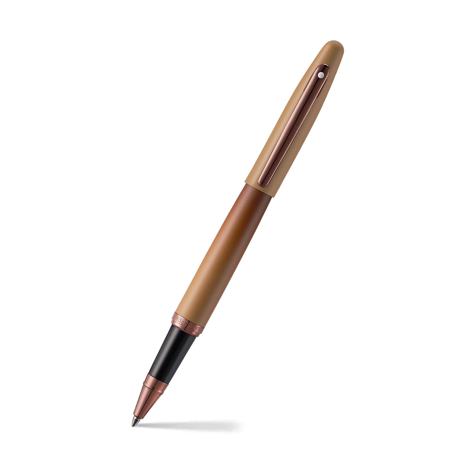 Sheaffer® VFM 9428 Coffee Edition Matt Brown Rollerball Pen with Regal Brown PVD Trims.