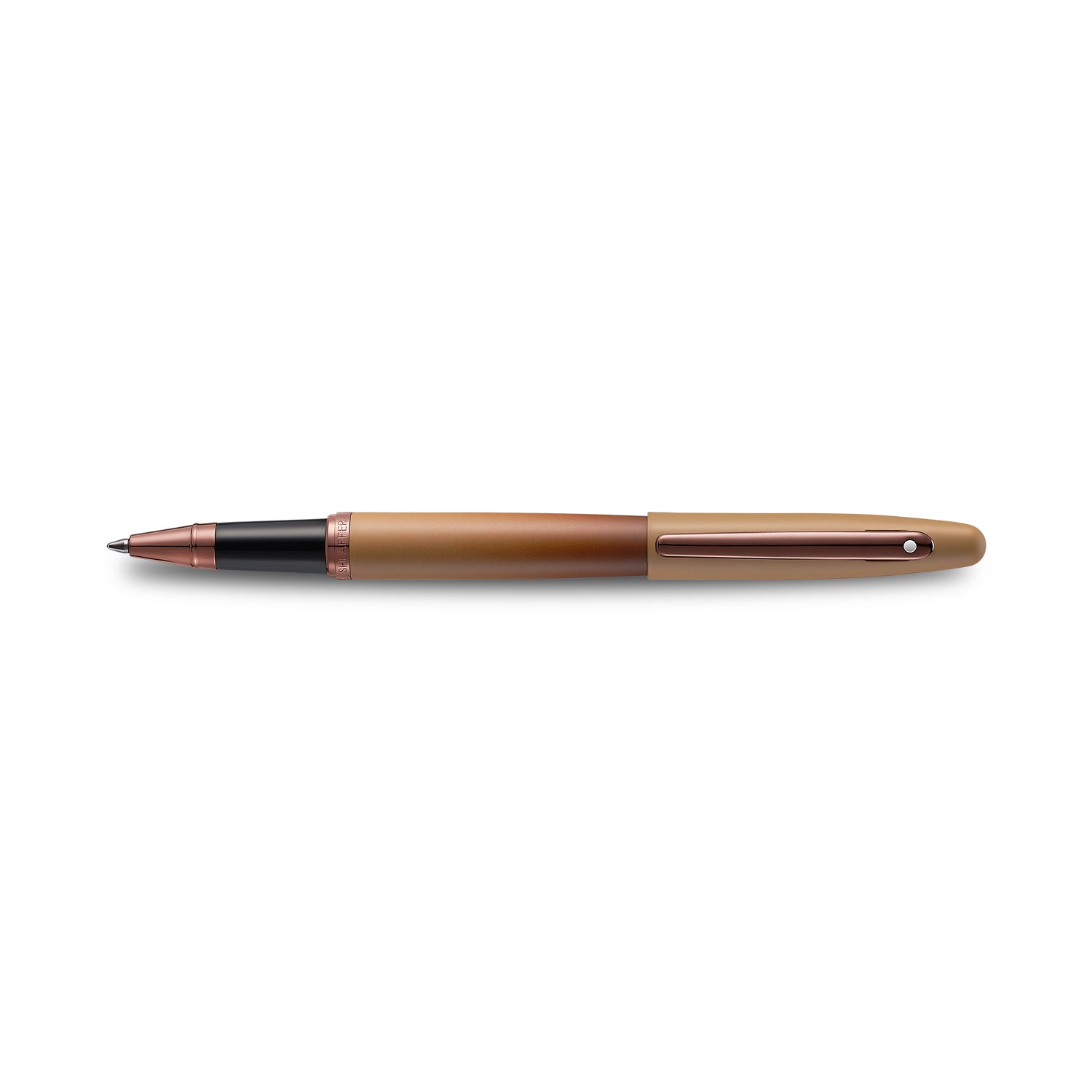 Sheaffer® VFM 9428 Coffee Edition Matt Brown Rollerball Pen with Regal Brown PVD Trims.