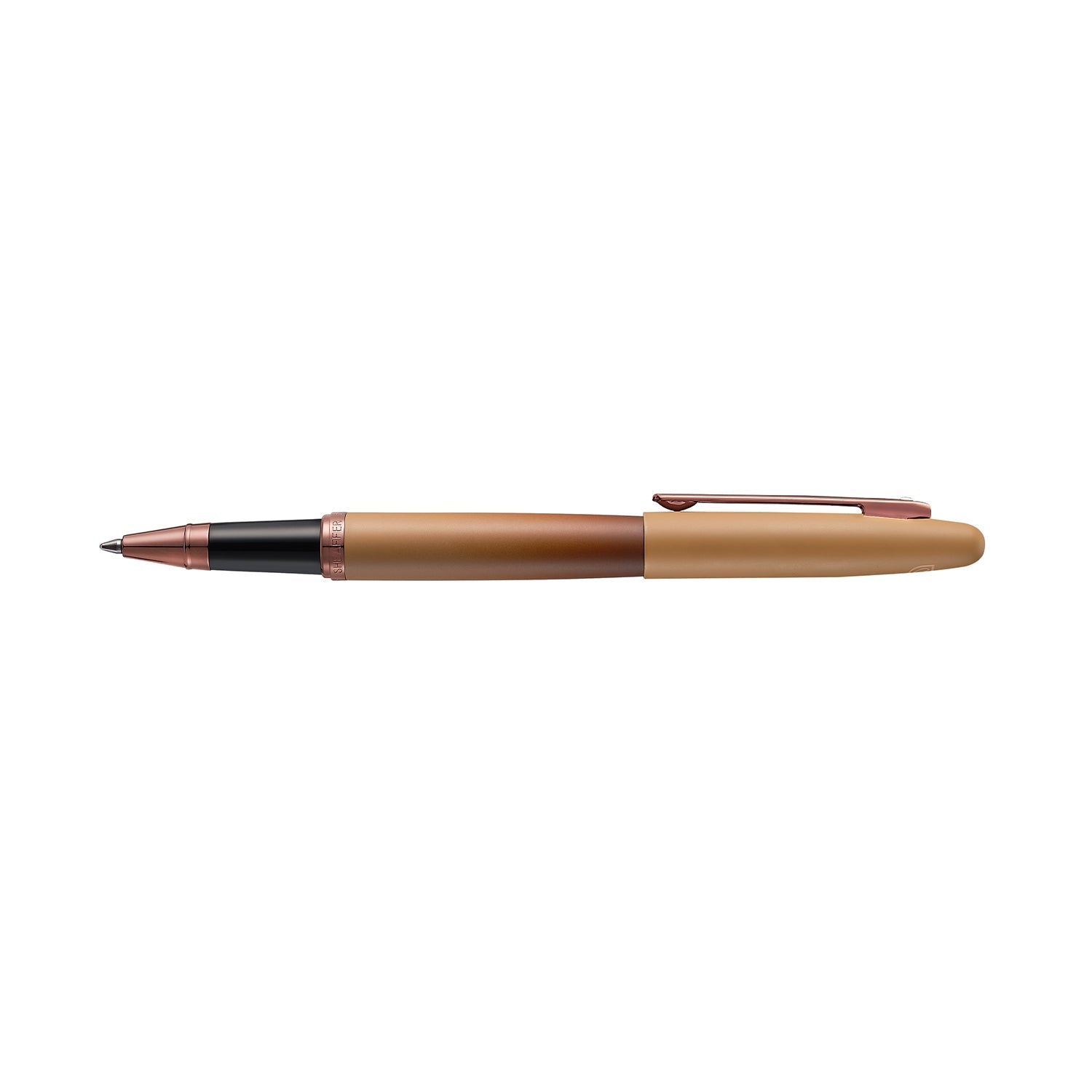 Sheaffer® VFM 9428 Coffee Edition Matt Brown Rollerball Pen with Regal Brown PVD Trims.