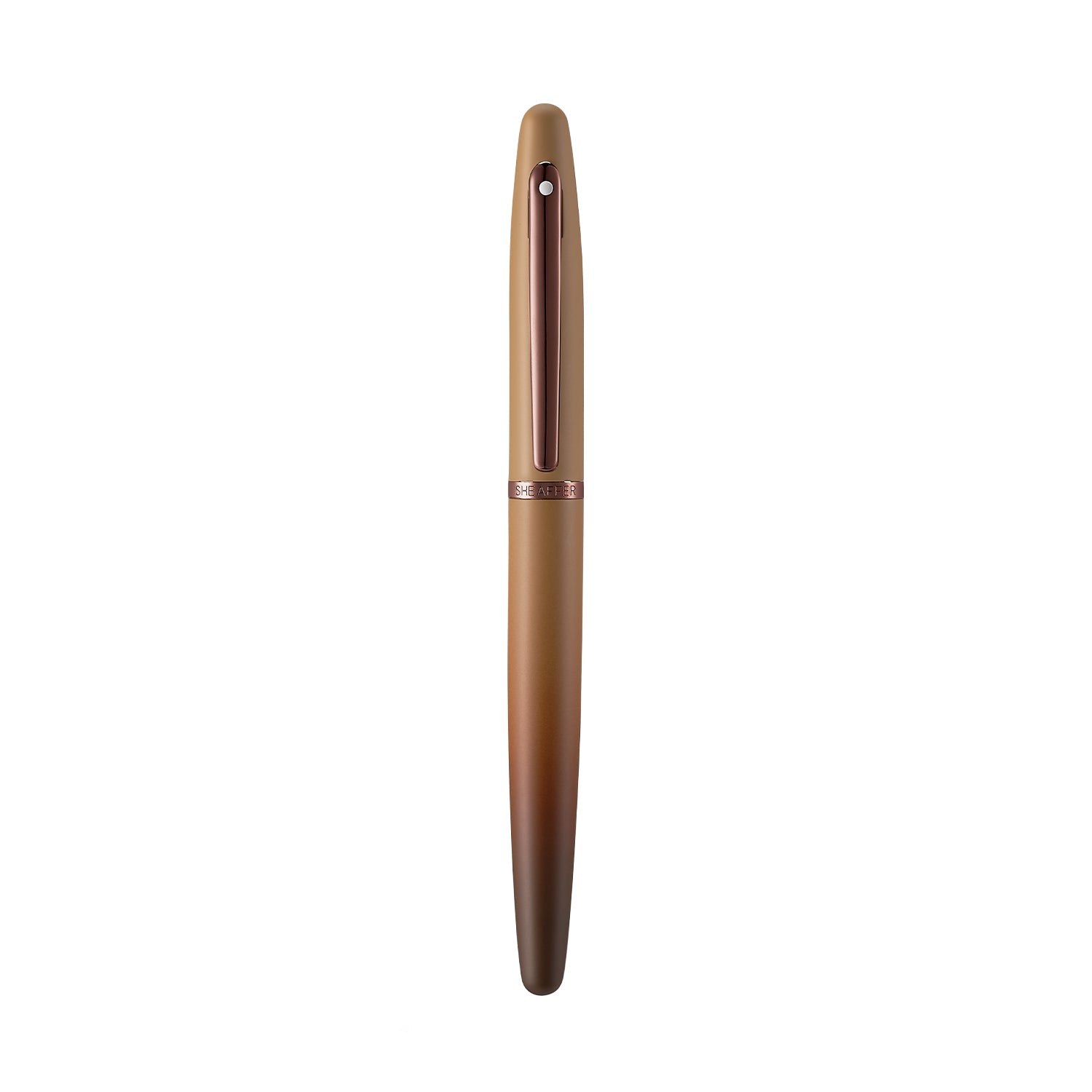 Sheaffer® VFM 9428 Coffee Edition Matt Brown Rollerball Pen with Regal Brown PVD Trims.