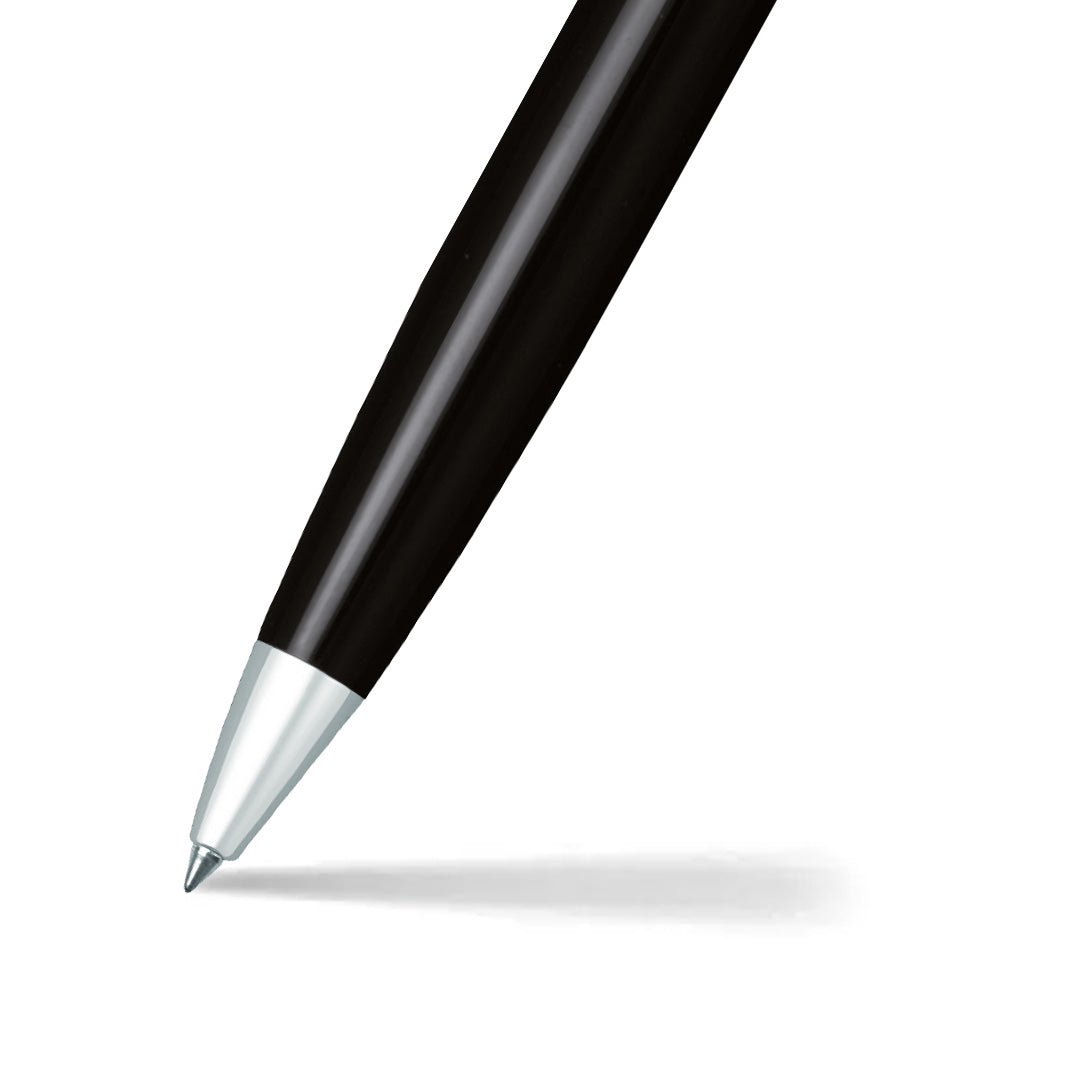 Sheaffer® Gift Set ft. Glossy Black S300 9314 with Chrome Trim as Set of 2 pens - Ballpoint Pen & Fountain pen (M)