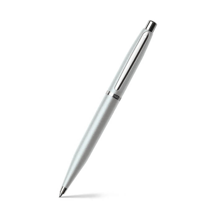 Sheaffer VFM E9400 Strobe Silver With Chrome Plated Trims Ballpoint Pen.