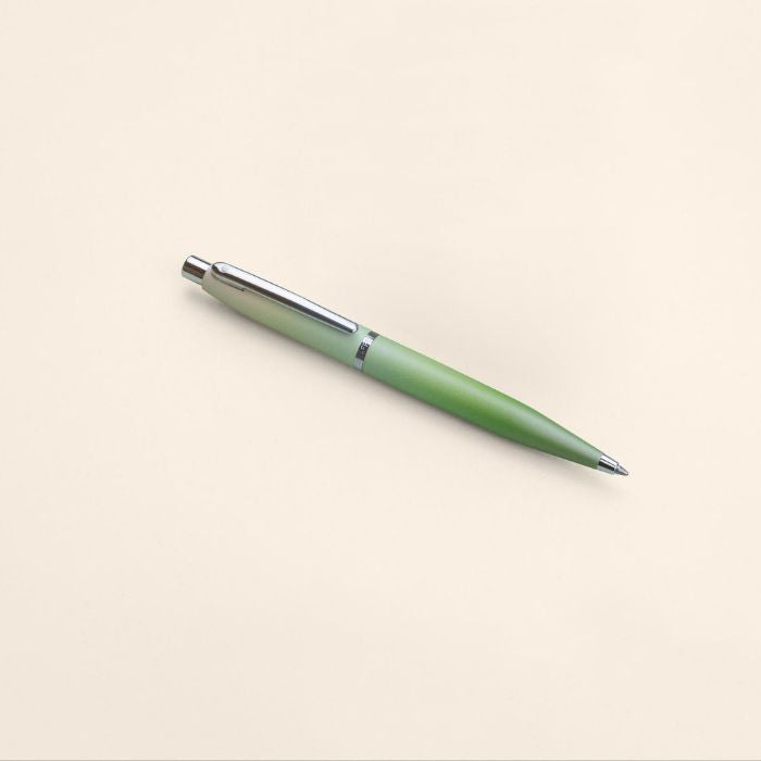 Sheaffer VFM E9431 Matcha Collection Green Ombre Gradient with Chrome Trims Ballpoint Pen.