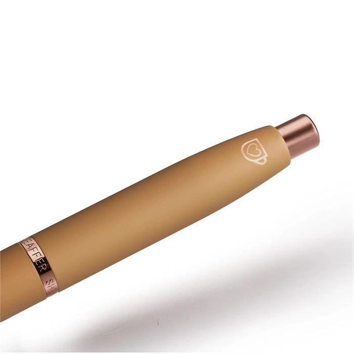 Sheaffer Gift Set ft. Coffee Edition VFM 9428 Ballpoint Pen with Regal Brown PVD Trims and Coffee Edition Pen Pouch.