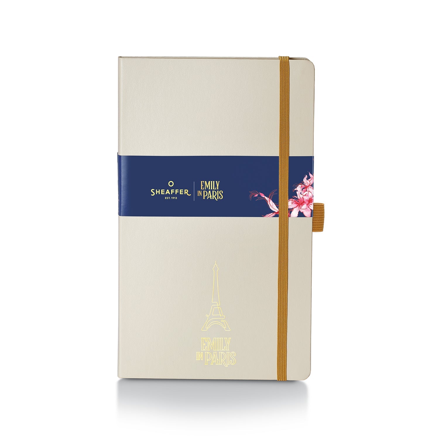 Sheaffer Emily in Paris Medium Journal 90 GSM Ink Friendly Paper with Embossed Eiffel Tower - Beige.