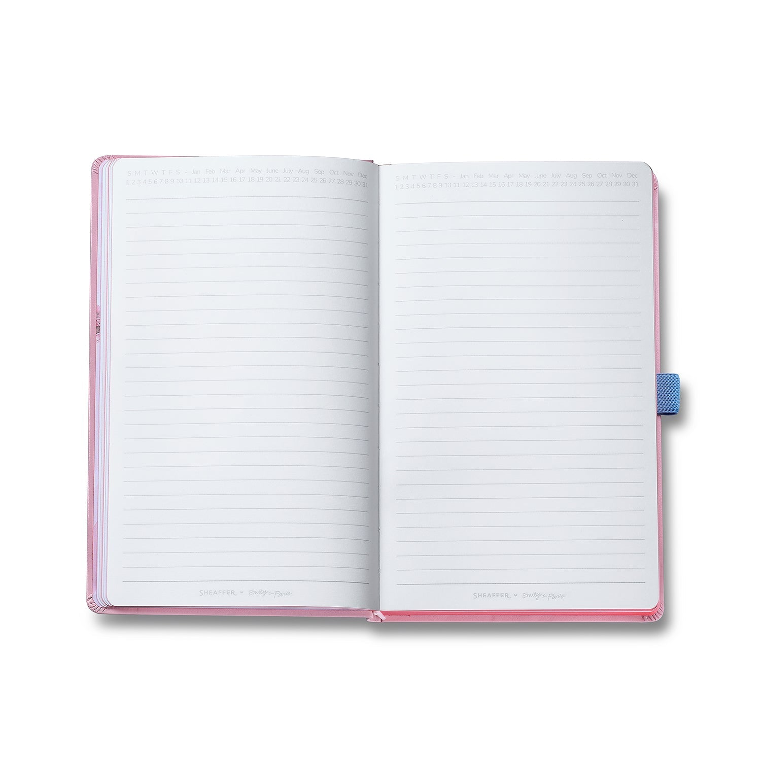 Sheaffer Emily in Paris Medium Journal 90 GSM Ink Friendly Paper with Embossed Eiffel Tower - Pink.