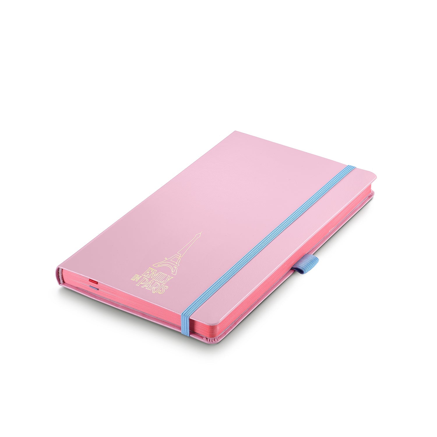 Sheaffer Emily in Paris Medium Journal 90 GSM Ink Friendly Paper with Embossed Eiffel Tower - Pink.