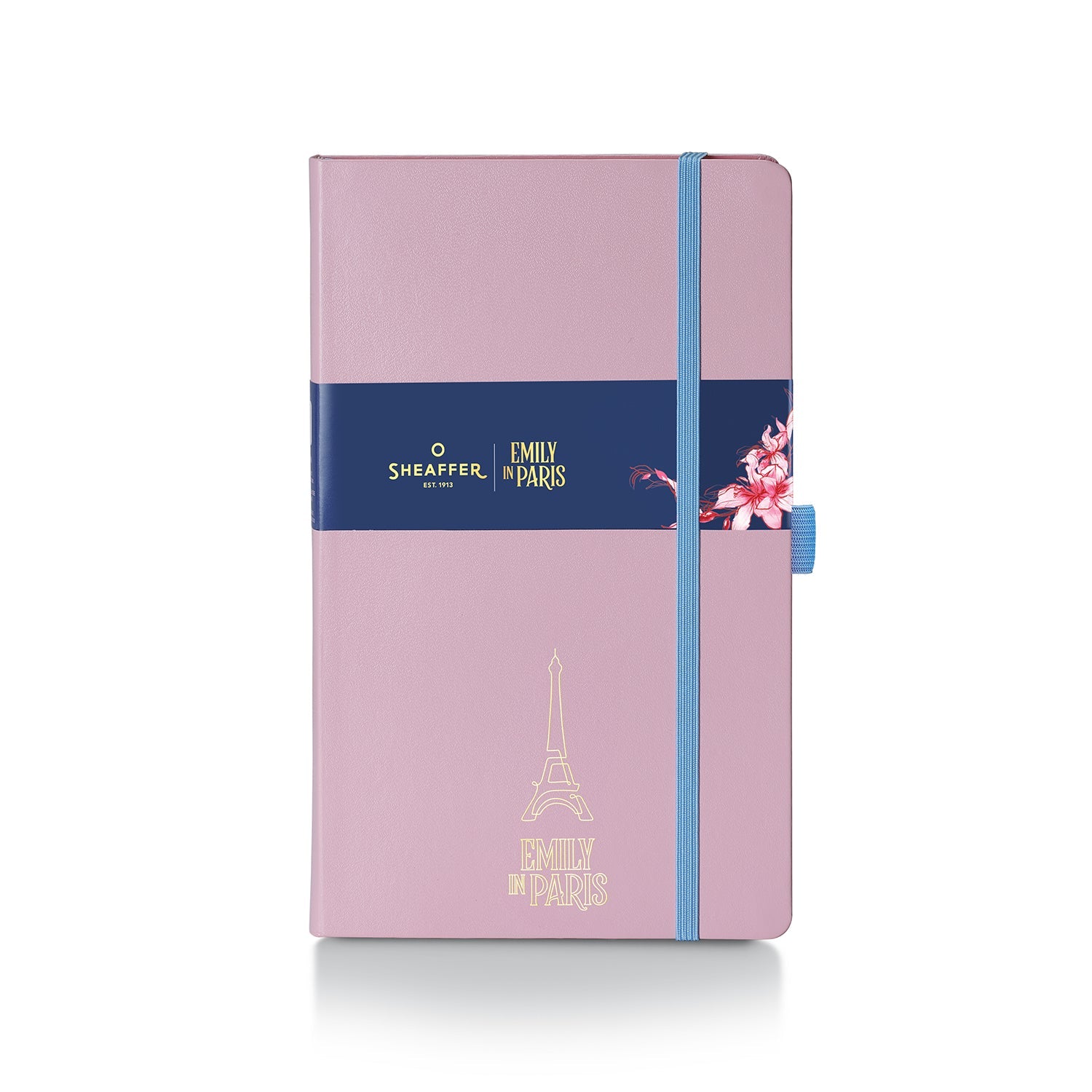 Sheaffer Emily in Paris Medium Journal 90 GSM Ink Friendly Paper with Embossed Eiffel Tower - Pink.