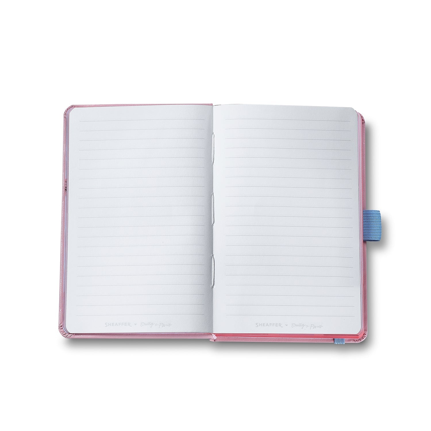 Sheaffer Emily in Paris Small Journal 90 GSM Ink Friendly Paper with Embossed Eiffel Tower - Pink.
