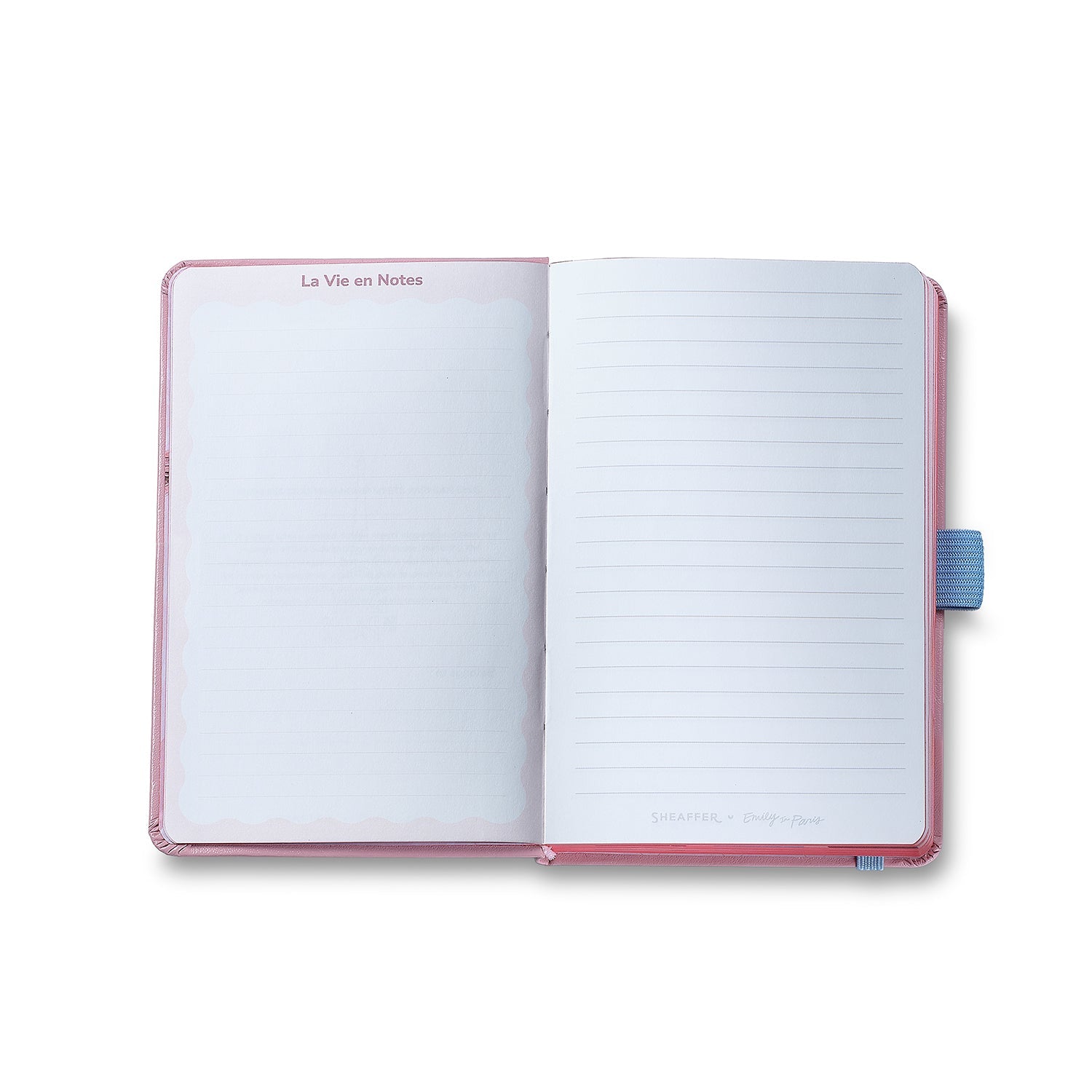 Sheaffer Emily in Paris Small Journal 90 GSM Ink Friendly Paper with Embossed Eiffel Tower - Pink.