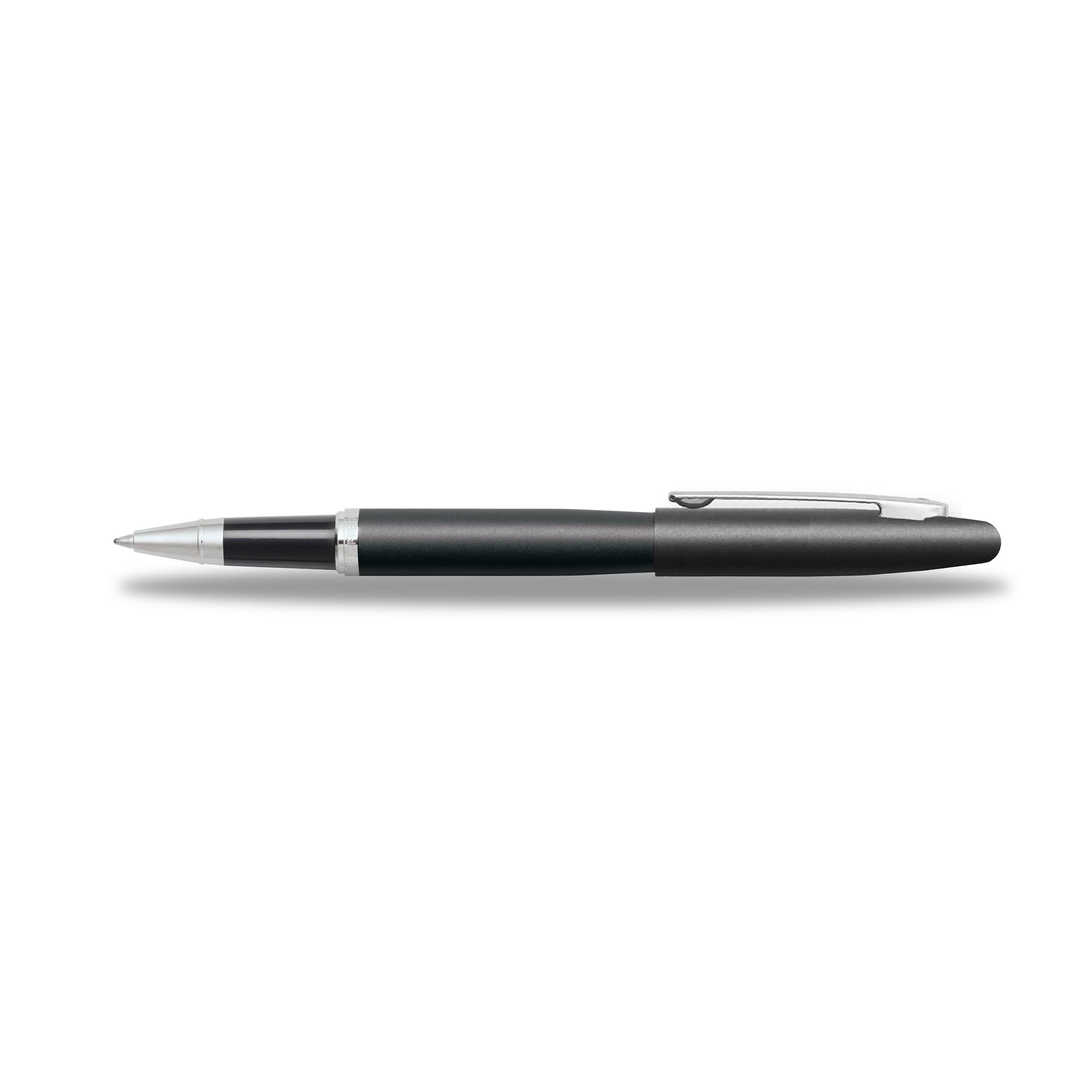 Sheaffer® VFM Matte Black Rollerball Pen With Chrome Trims