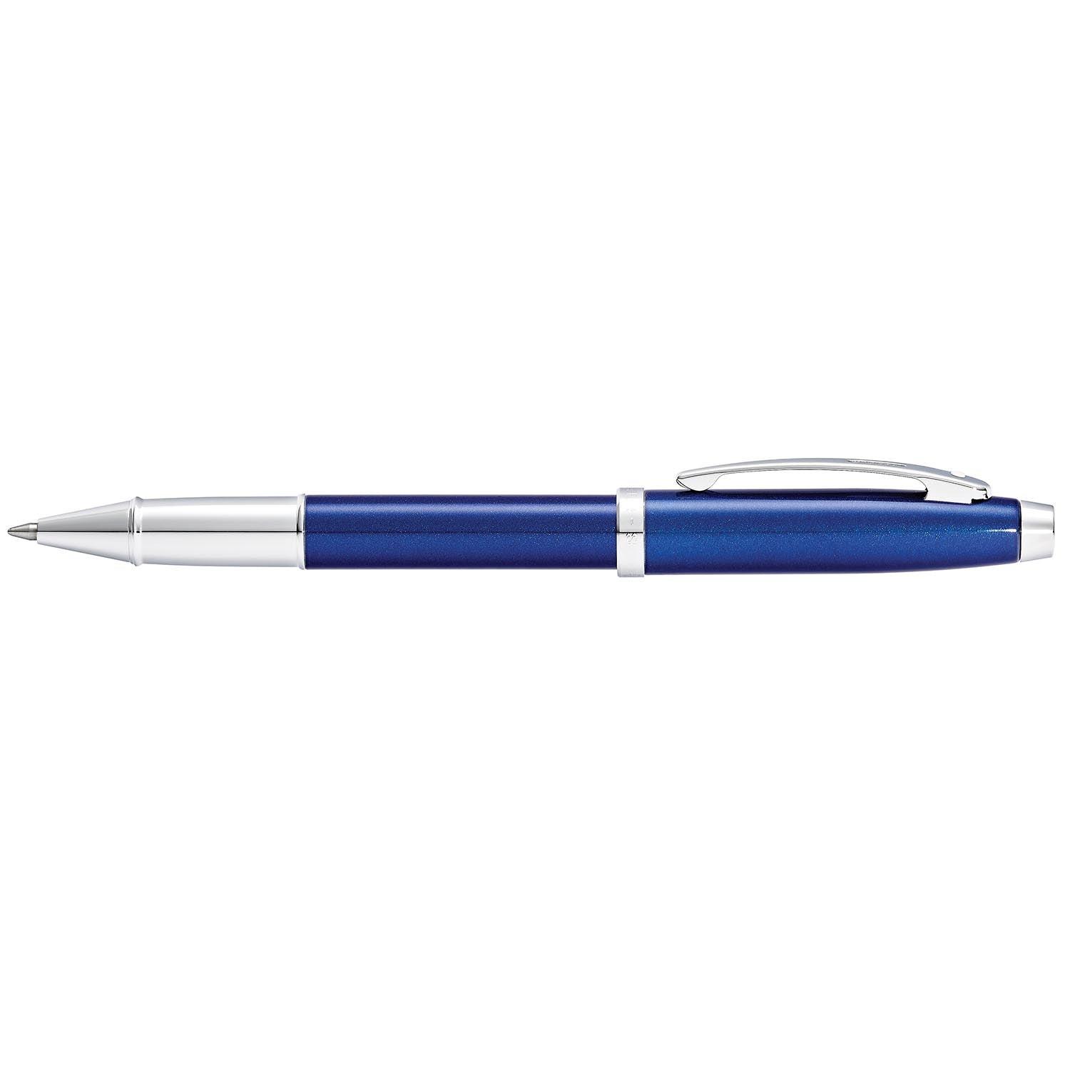 Sheaffer® 100 Glossy Blue with Chrome Trims Rollerball Pen