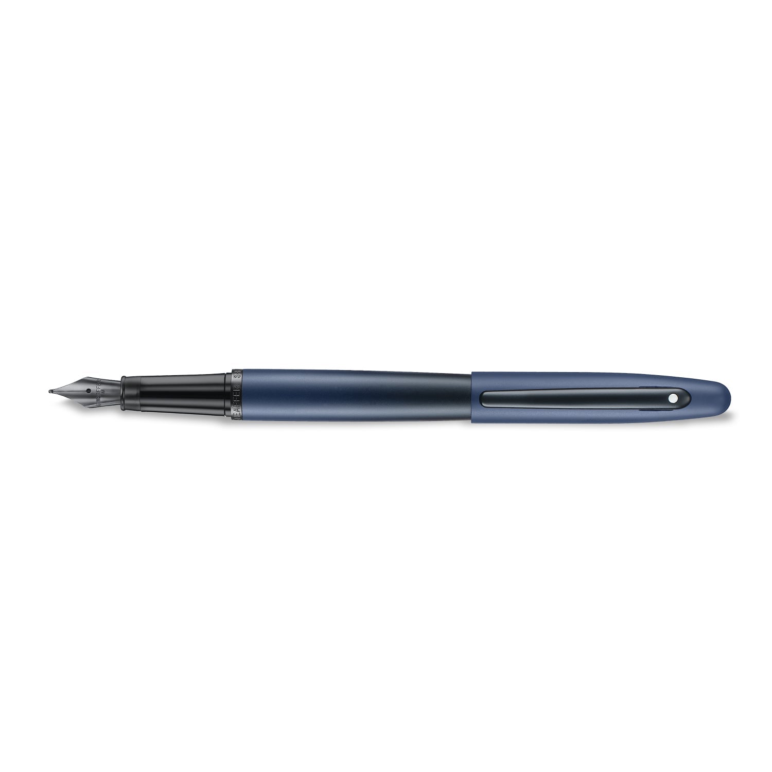 Sheaffer VFM 9429 Matte Blue Fountain Pen with Matte Black Trims.