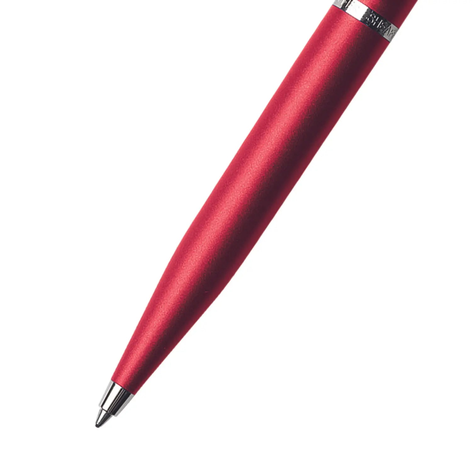 Sheaffer Gift Set ft. Excessive Red VFM 9403 Ballpoint Pen with Chrome Trims and Scarlet Blaze Credit Card Holder.