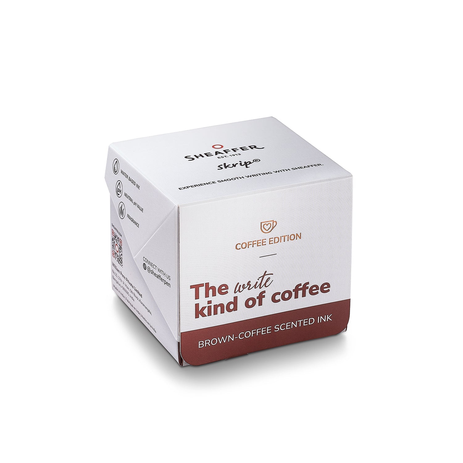 Sheaffer Skrip Coffee-Scented Ink Bottle (50 ml) - Coffee Brown.