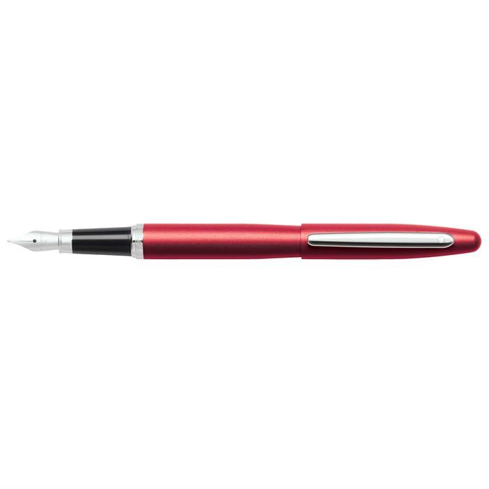 Sheaffer VFM E9403 Excessive Red With Chrome Plated Trims Fountain Pen.