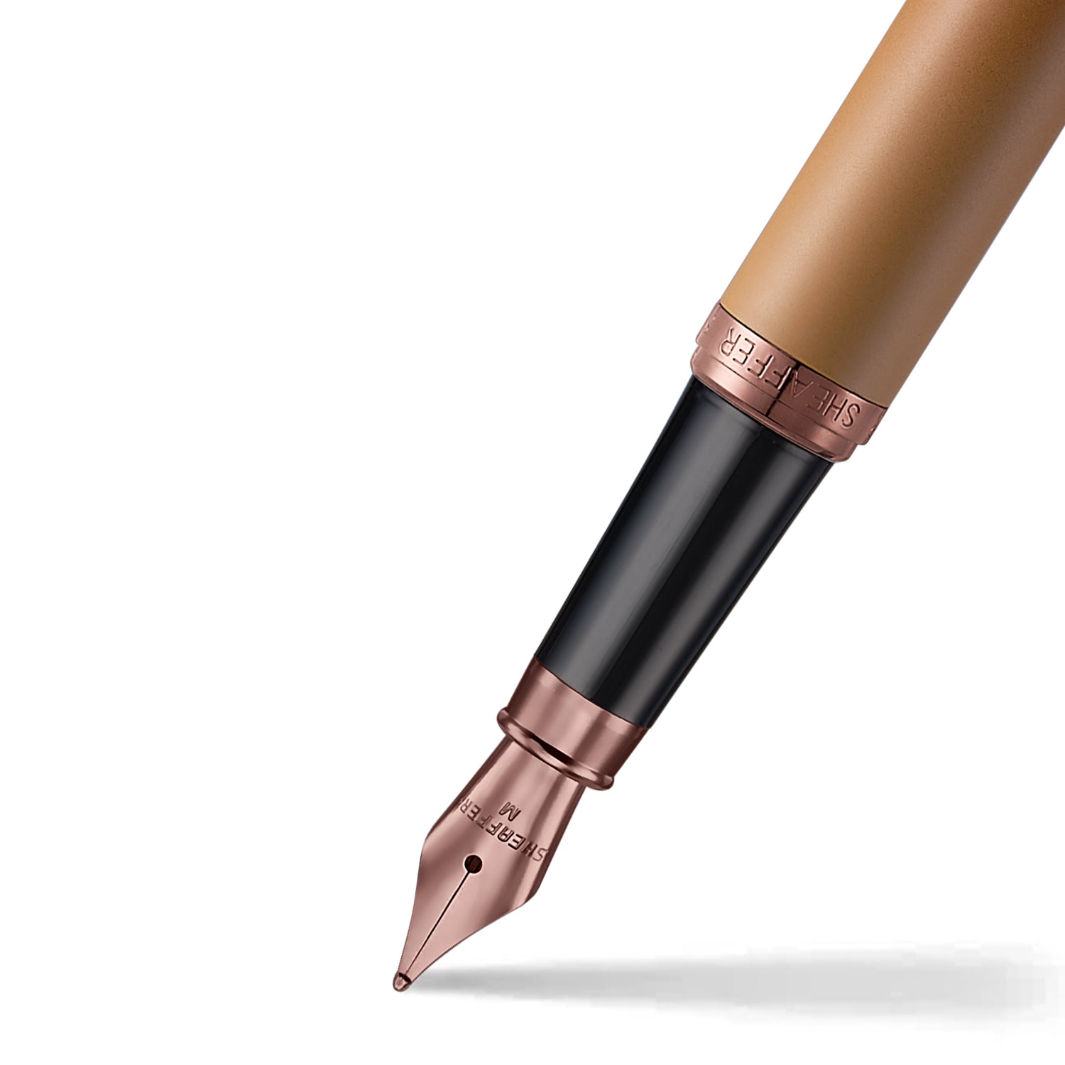 Sheaffer® VFM 9428 Coffee Edition Matt Brown Fountain Pen with Regal Brown PVD Trims.