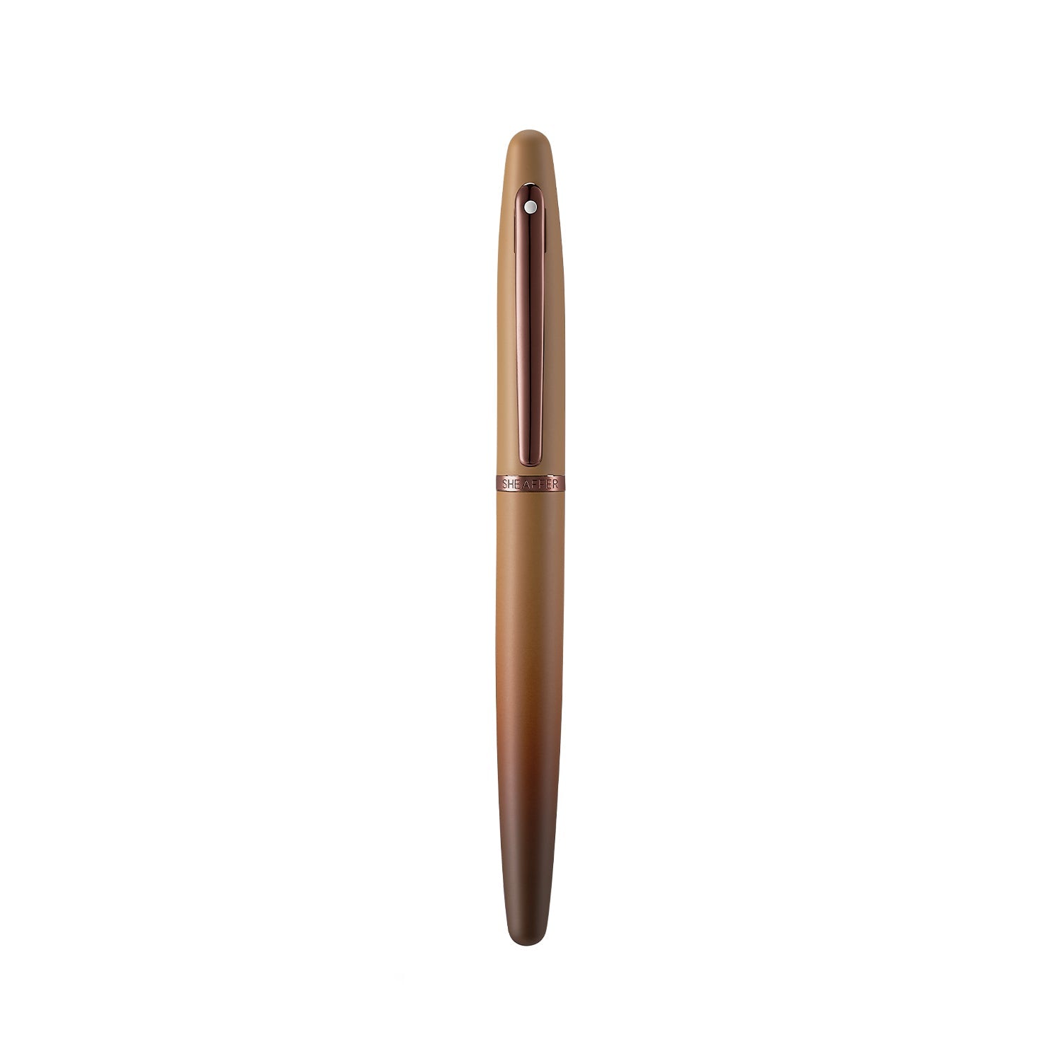 Sheaffer® VFM 9428 Coffee Edition Matt Brown Fountain Pen with Regal Brown PVD Trims.