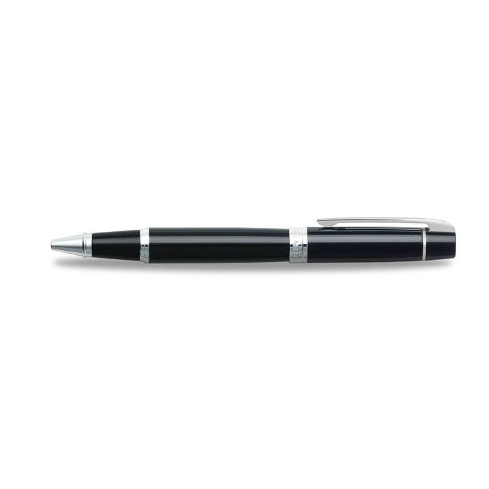 Sheaffer 300 E9312 Glossy Black With Chrome Plated Trims Rollerball Pen.
