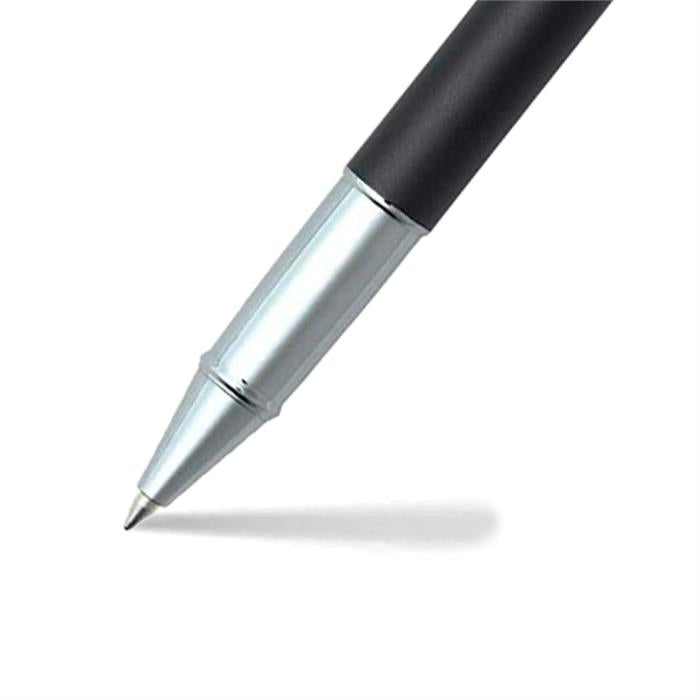 Sheaffer 100 E9317 Matte Black With Chrome Plated Trims Rollerball Pen.