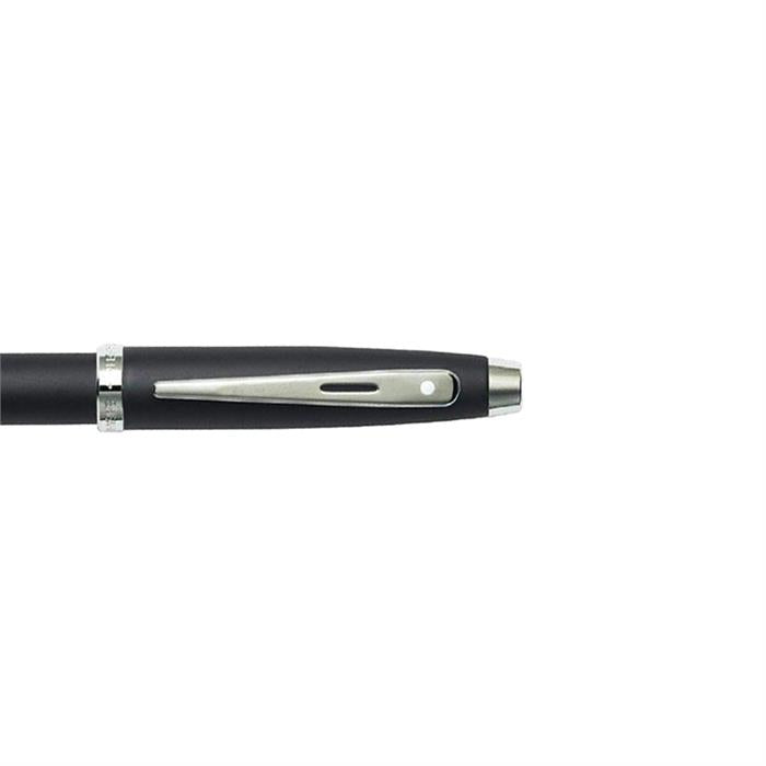 Sheaffer 100 E9317 Matte Black With Chrome Plated Trims Rollerball Pen.