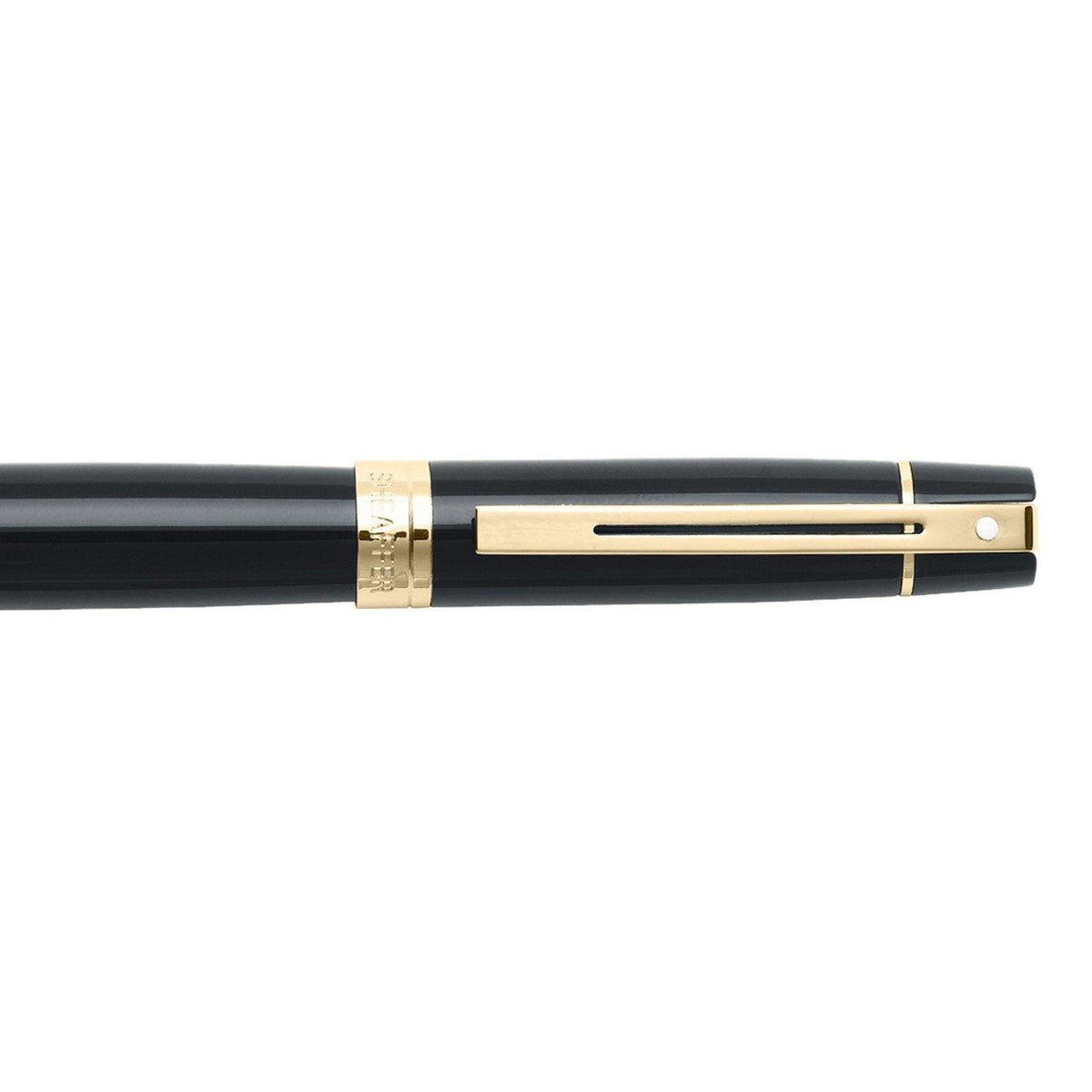 Sheaffer® 300 Glossy Black with Gold Trims Rollerball Pen