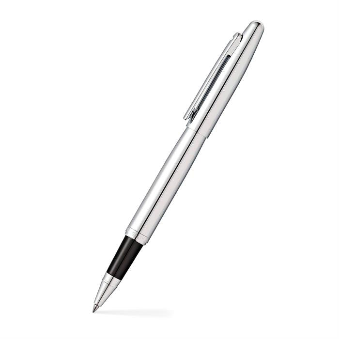 Sheaffer VFM E9421 Polished Chrome With Chrome Plated Trims Rollerball Pen.