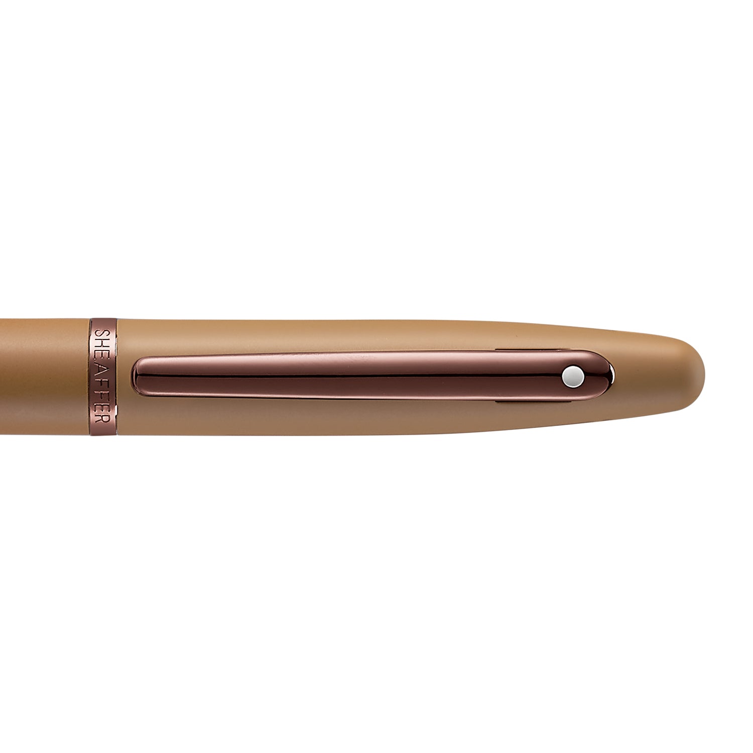 Sheaffer® VFM 9428 Coffee Edition Matt Brown Rollerball Pen with Regal Brown PVD Trims.