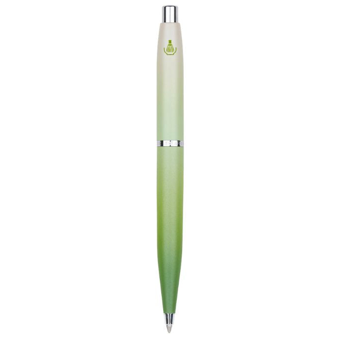 Sheaffer VFM E9431 Matcha Collection Green Ombre Gradient with Chrome Trims Ballpoint Pen.