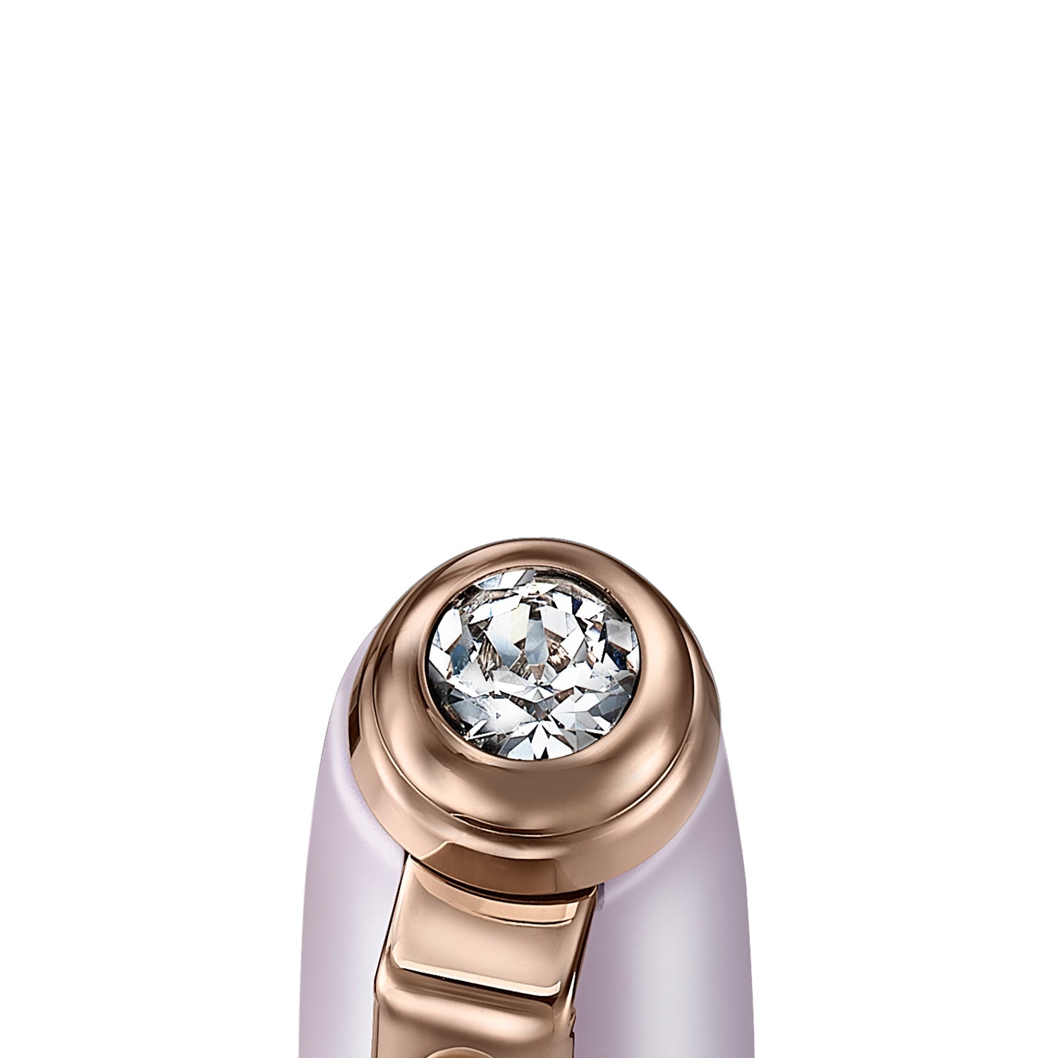 Sheaffer Emily in Paris Prelude Mini 9810 Pastel Pink Ballpoint Pen and PVD Rose Gold Trims with Heart Emblem and Swarovski Crystal.