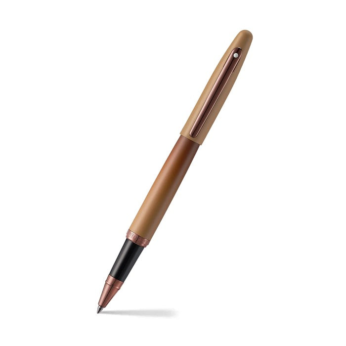 Sheaffer Gift Set ft. Coffee Edition VFM 9428 Rollerball Pen with Regal Brown PVD Trims and Coffee Edition Pen Pouch.