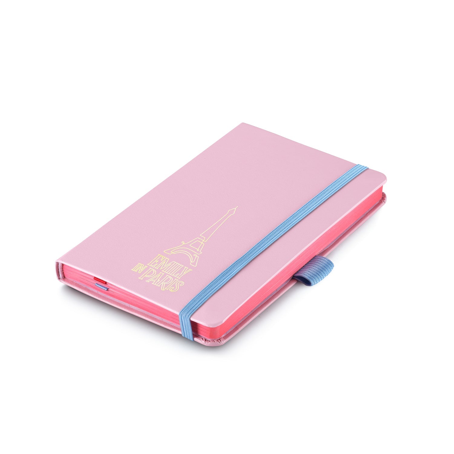 Sheaffer Gift Set ft. Emily in Paris Sentinel 321 Pink Matte Finish Ballpoint Pen with Chrome Trims and Small Hardbound Notebook.