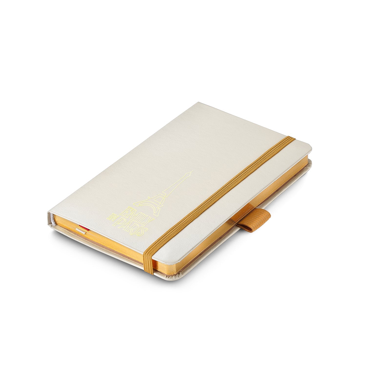 Sheaffer Gift Set ft. 100 Emily in Paris 9377 Champagne Gold Ballpoint Pen with Champagne Gold Trims and Hardbound Small Notebook.