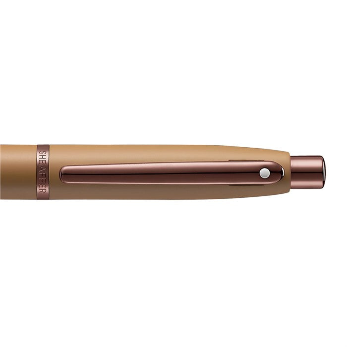 Sheaffer Gift Set ft. Coffee Edition VFM 9428 Ballpoint Pen with Regal Brown PVD Trims and Coffee Edition Pen Pouch.