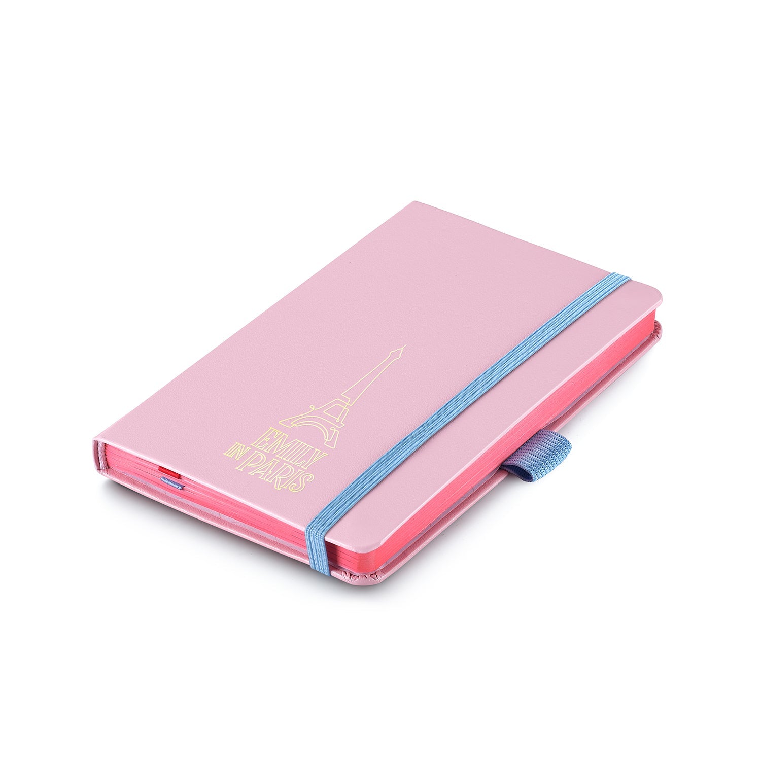 Sheaffer Gift Set ft - Emily in Paris Prelude Mini 9810 Pastel Pink Ballpoint Pen with Swarovski Crystal and Hardbound Small Notebook.