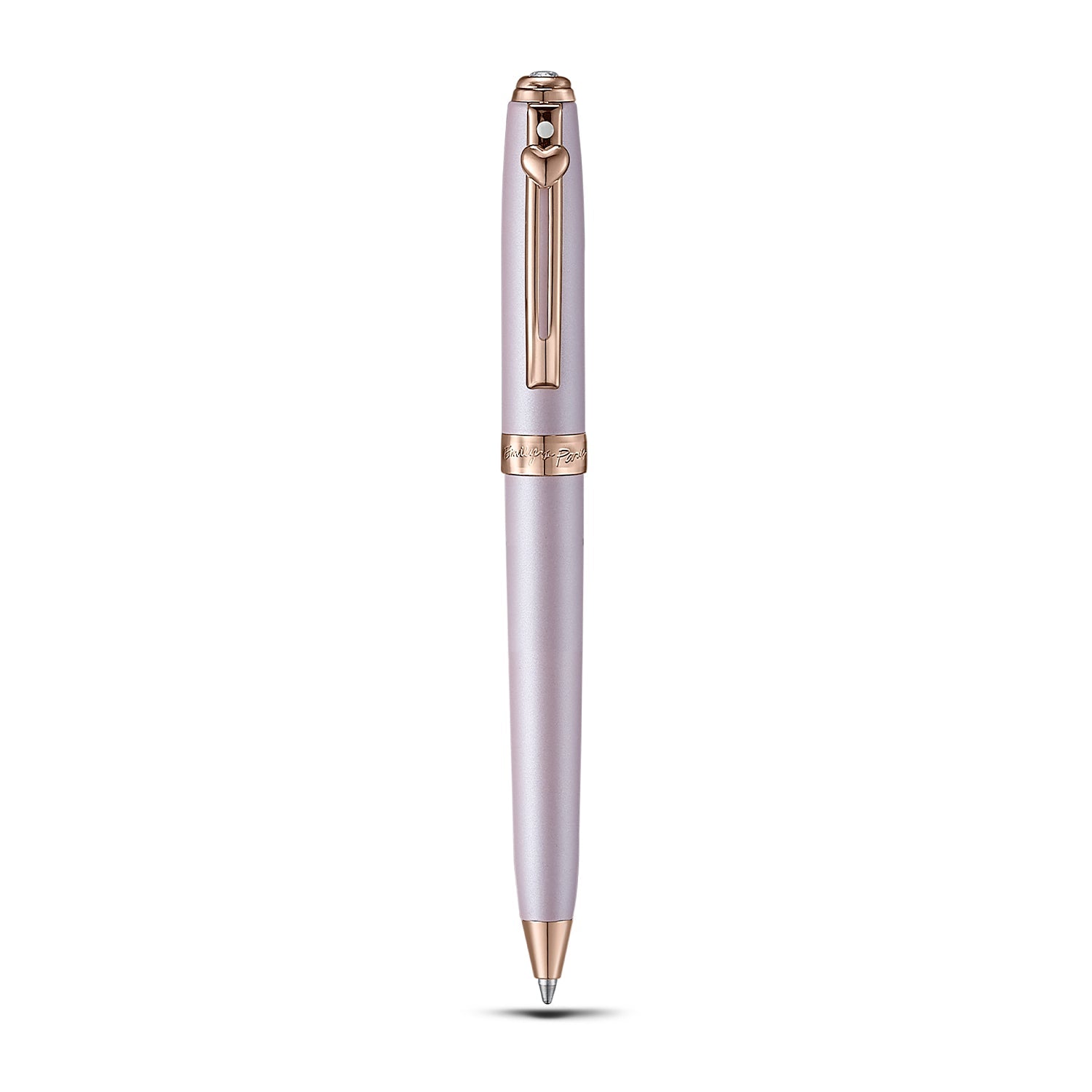 Sheaffer Gift Set ft - Emily in Paris Prelude Mini 9810 Pastel Pink Ballpoint Pen with Swarovski Crystal and Hardbound Small Notebook.