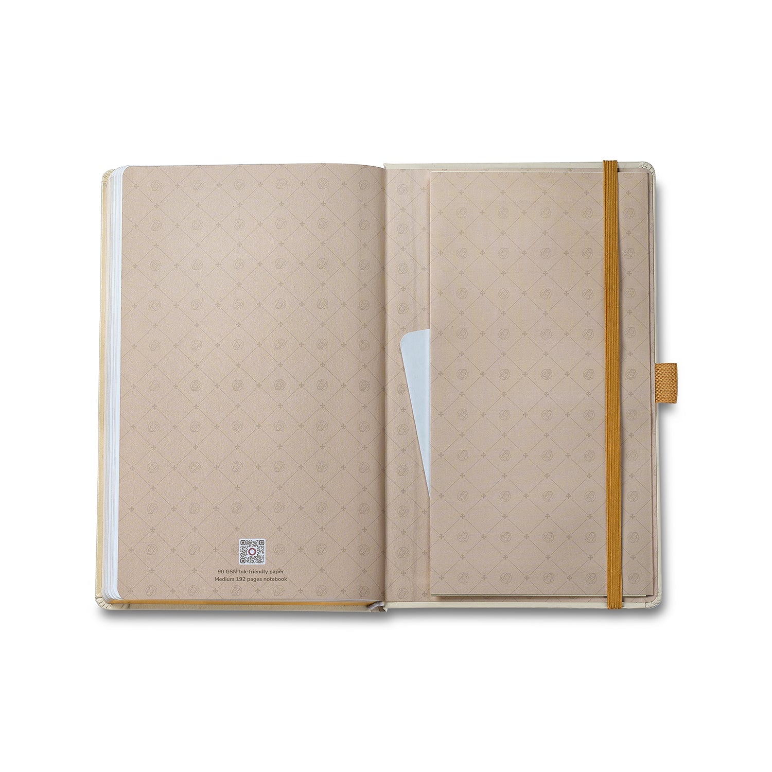 Sheaffer Emily in Paris Medium Journal 90 GSM Ink Friendly Paper with Embossed Eiffel Tower - Beige.