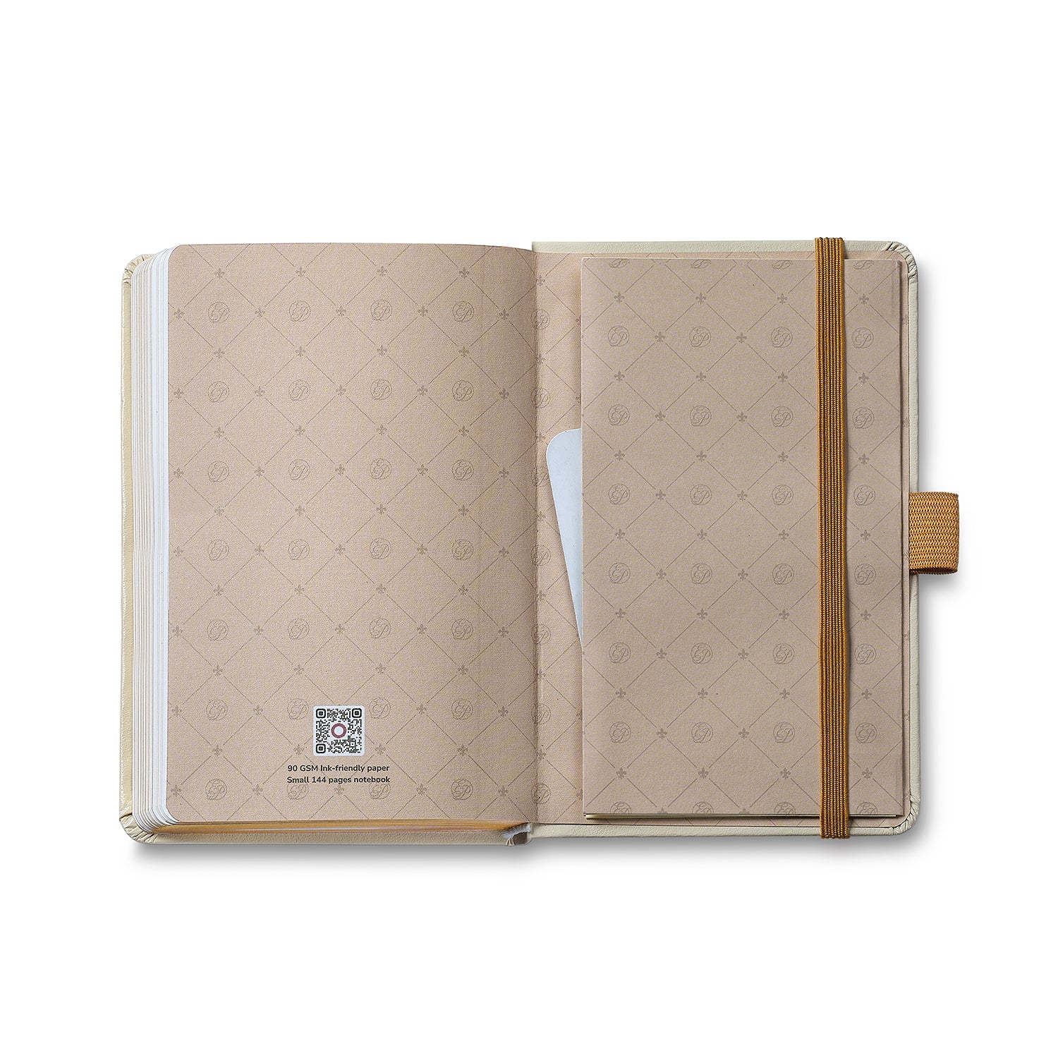 Sheaffer Emily in Paris Small Journal 90 GSM Ink Friendly Paper with Embossed Eiffel Tower - Beige.