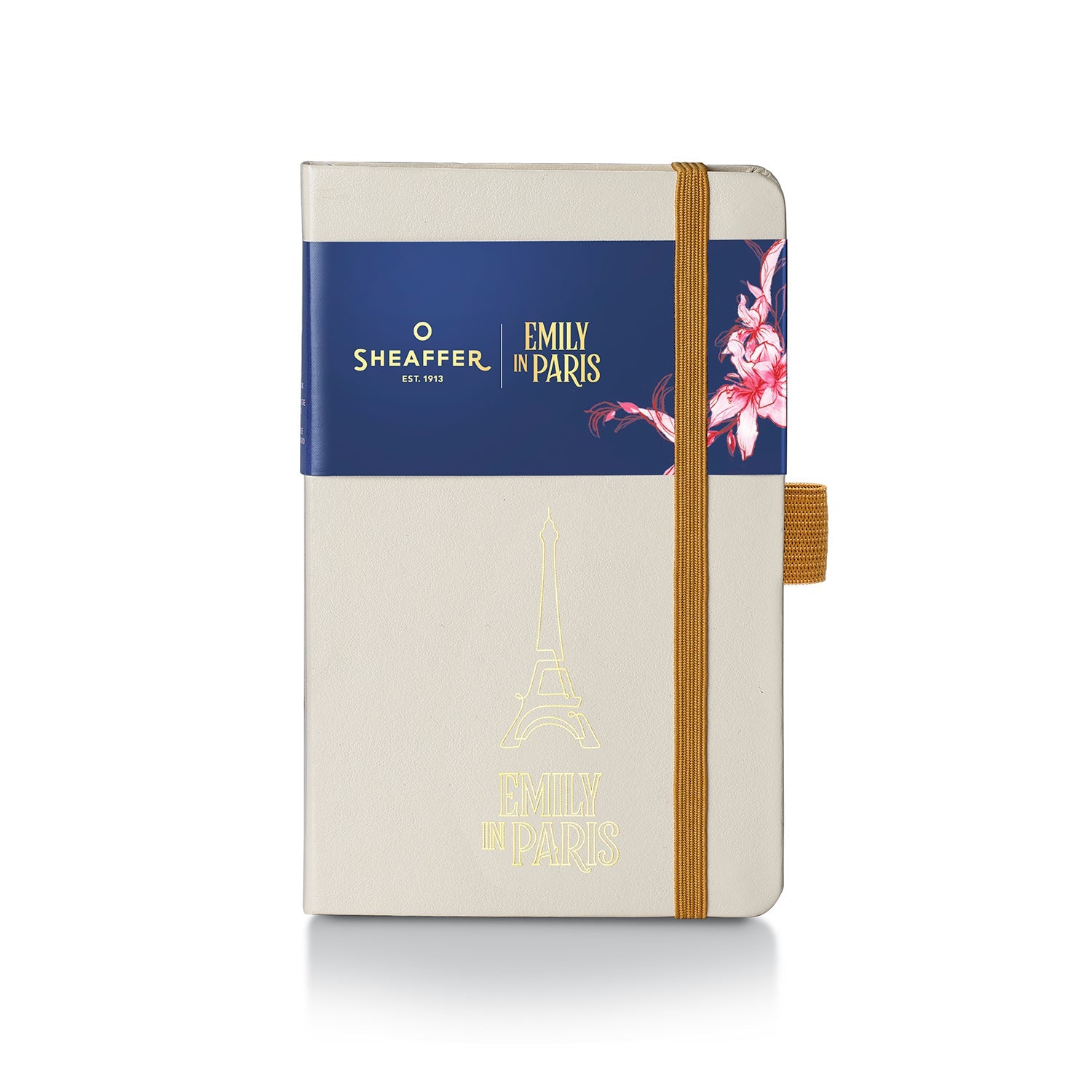 Sheaffer Emily in Paris Small Journal 90 GSM Ink Friendly Paper with Embossed Eiffel Tower - Beige.