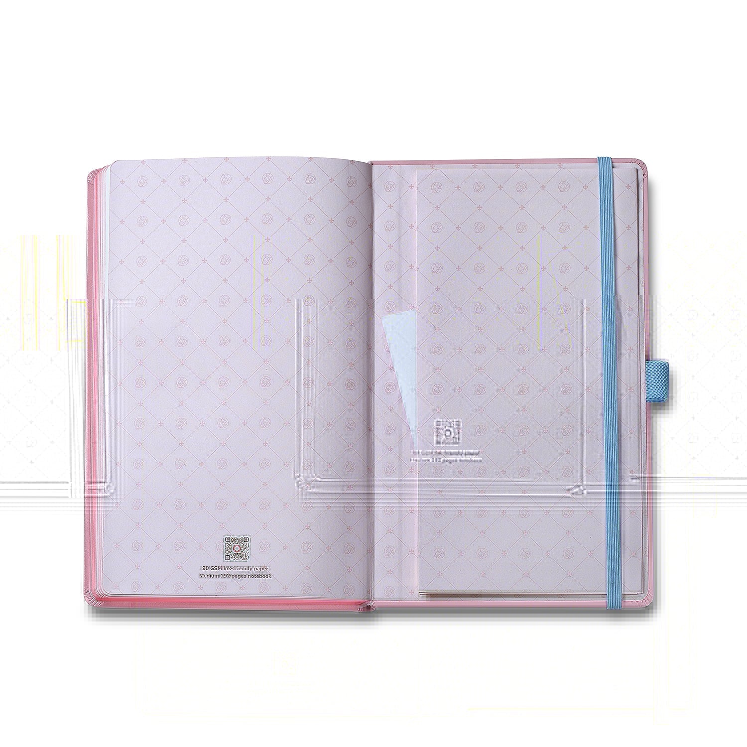 Sheaffer Emily in Paris Medium Journal 90 GSM Ink Friendly Paper with Embossed Eiffel Tower - Pink.