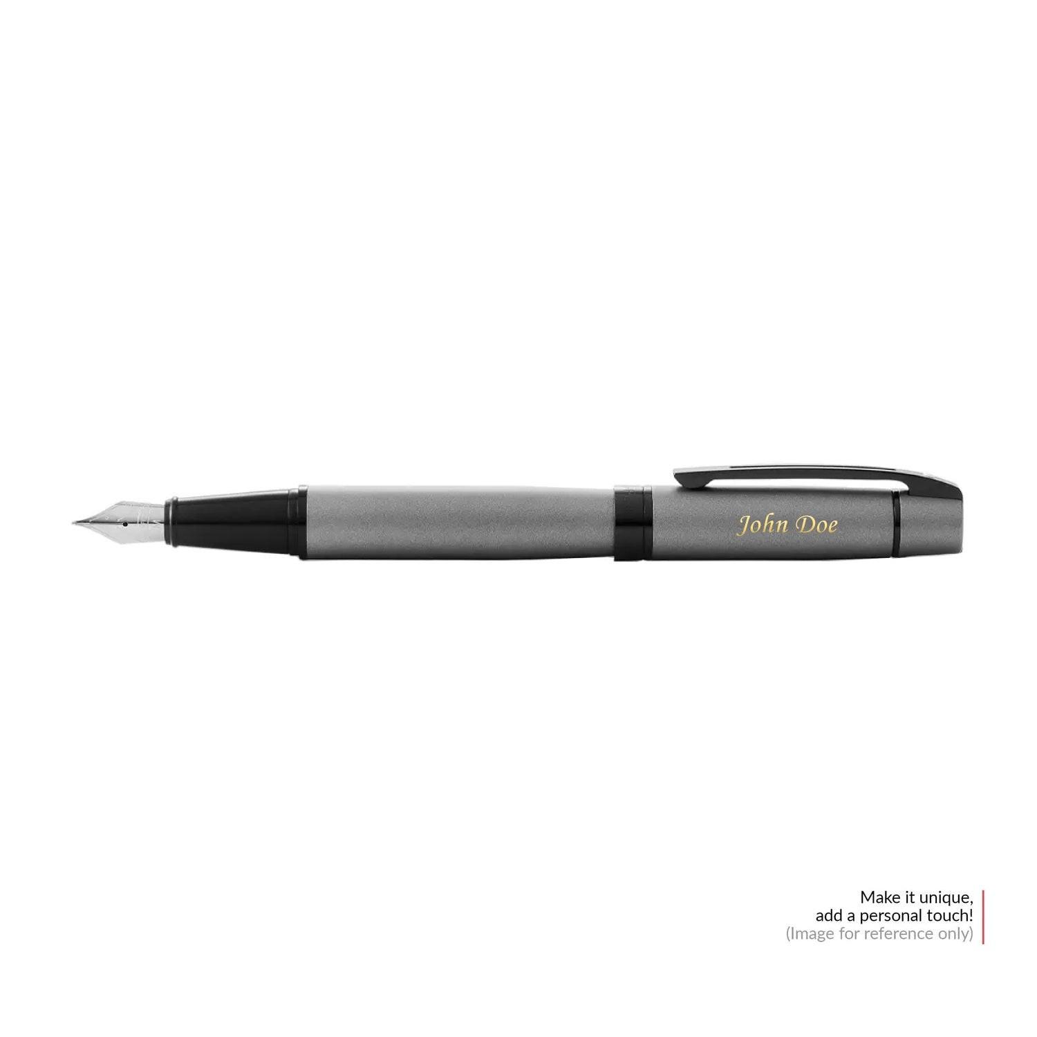 Sheaffer® 300 Glossy Black Fountain Pen With Gold Trims