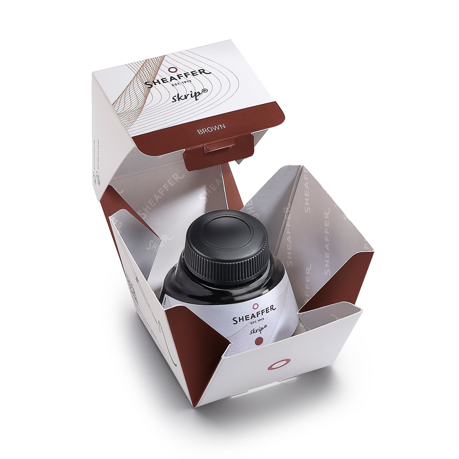 Sheaffer Skrip Ink Bottle (50 ml) - Brown.