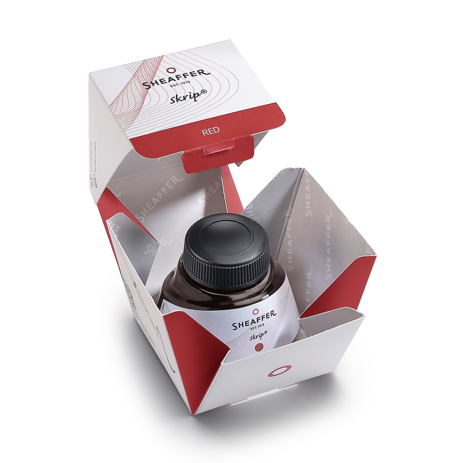 Sheaffer Skrip Ink Bottle (50 ml) - Red.