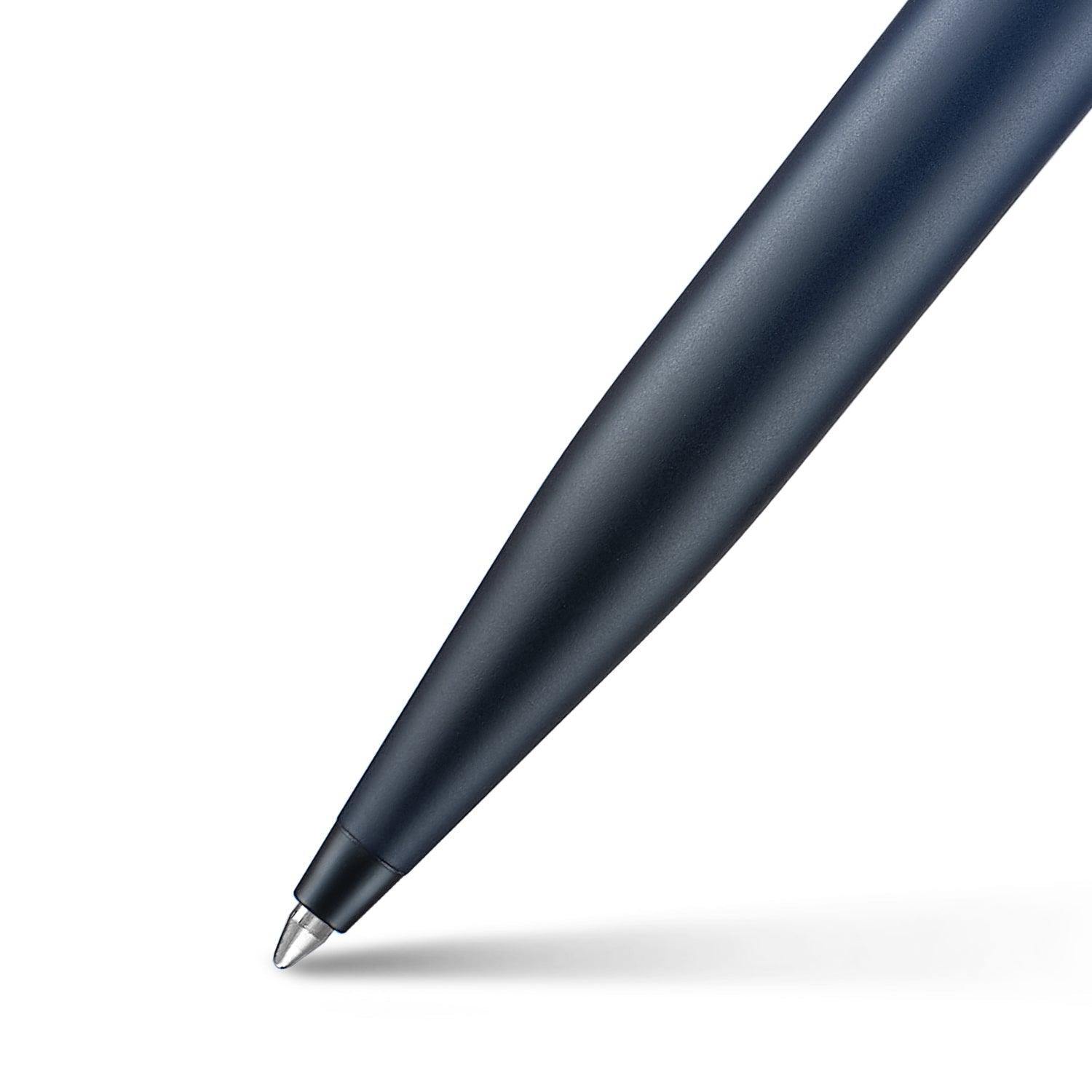 Sheaffer VFM 9429 Matte Blue Ballpoint Pen with Matte Black Trims.